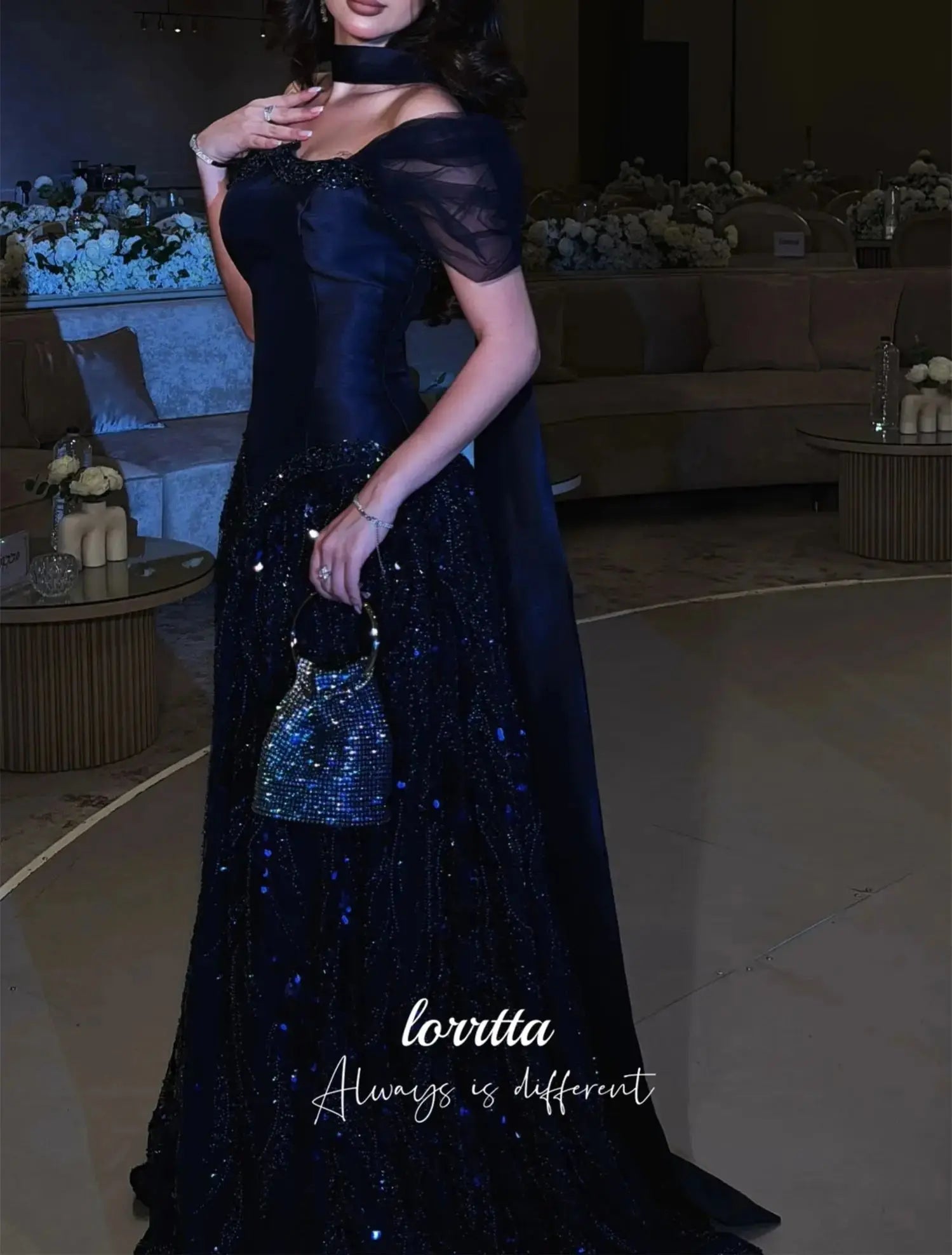 Lorrtta Customized Special Occasion Dress Evening Luxury Dress 2025 Sharon Happy Evening Dresses prom dresses فساتين سهرة Beauty hair & fashionfj