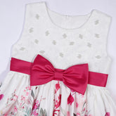 Summer Girls Dress Printed Wrought Fabricr Bow Girls Princess Dress Specialty Walking Little Host Dresses, For 2-10 Years Old Beauty hair & fashionfj