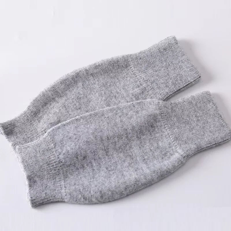 Women's winter gloves, thickened men's outdoor cycling gloves, connected finger gloves, half finger gloves, cotton new style