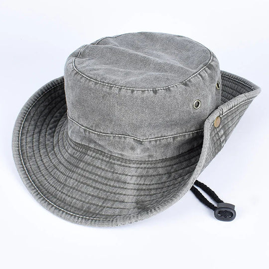 Summer Bucket Hats 2025 Outdoor Sun Hat Woman Solid Cotton Wide Brim UV Protection Men's Panama Hat Beach Fisherman Fishing Cap Beauty hair & fashionfj