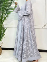 Ramadan Eid Prayer Lace Abaya 2 Piece Set Inner Dress Women Flare Sleeve Long Abayas Kaftan Djellaba Dubai Party Vestidos 2024 Beauty hair & fashionfj