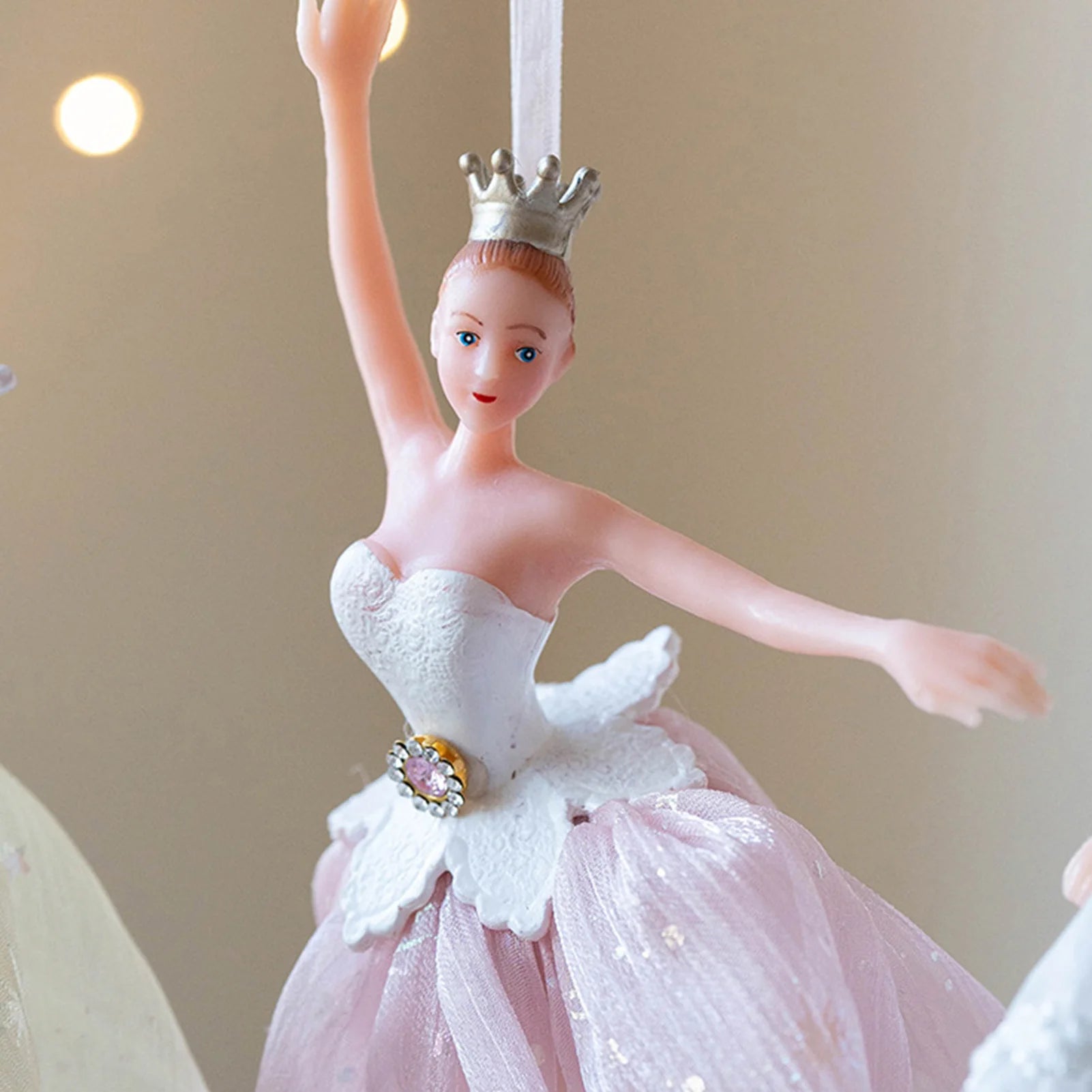 Christmas Tree Pendant Exquisite Elegant Fairy Hanging For Tree Branch 2025 Navidad New Year Thanksgiving Day Party Decorations