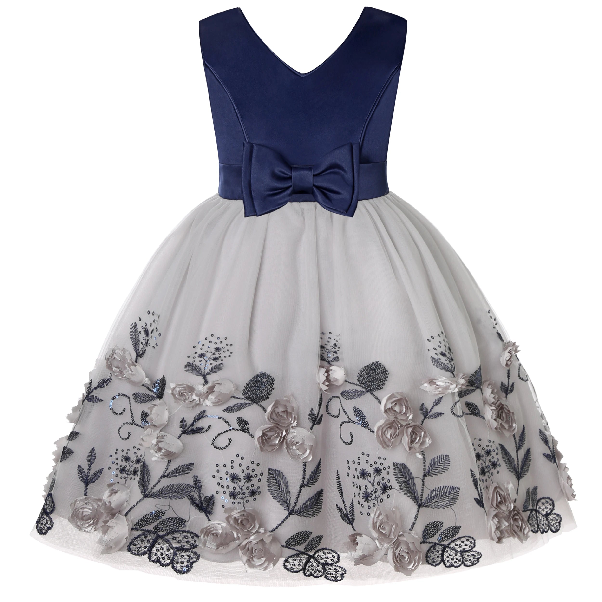 2025 Girls Party Dress High Quality Children Beautiful  Princess Birthday Wedding Party  Dress Beauty hair & fashionfj