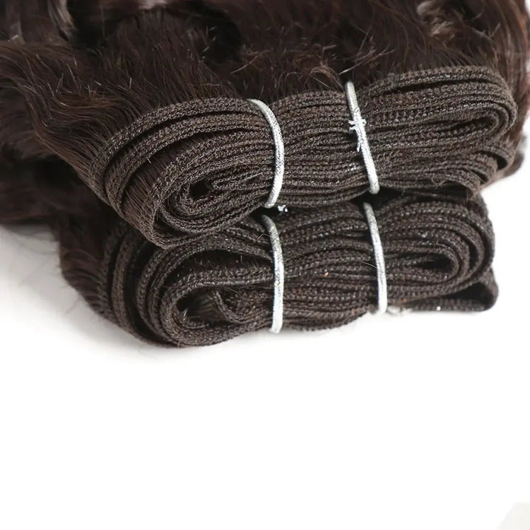 Short Jerry Curl Hair Weave Bundles 2Pcs/Set Brazilian Hair Weave Bundles 12A Remy Human Hair Extensions Natural Brown Remy Beauty hair & fashionfj