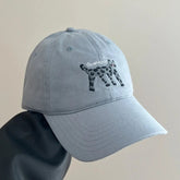 Retro Embroidered Embroidery Baseball Cap Spotted Cat Peaked Cap Letter Baseball Hat Sunscreen Hat Retro Sun Hat Spring Summer Beauty hair & fashionfj