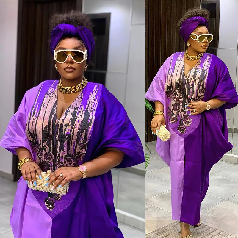 Abayas For Women Satin Boubou Robe Djellaba Femme Dubai African Muslim Fashion Dress 2024 Caftan Marocain Evening Party Dresses Beauty hair & fashionfj