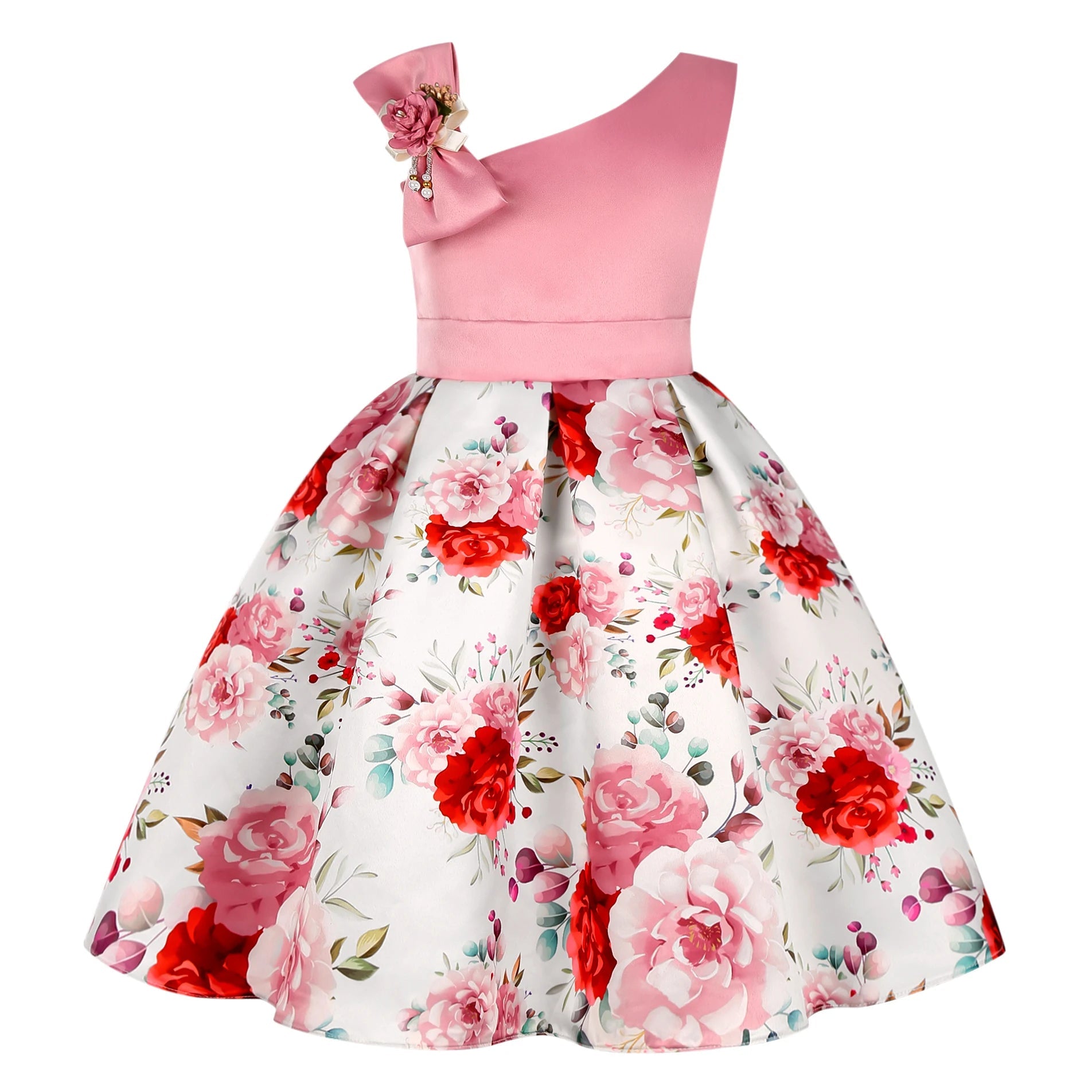2025 Girls Party Dress High Quality Children Beautiful  Princess Birthday Wedding Party  Dress Beauty hair & fashionfj