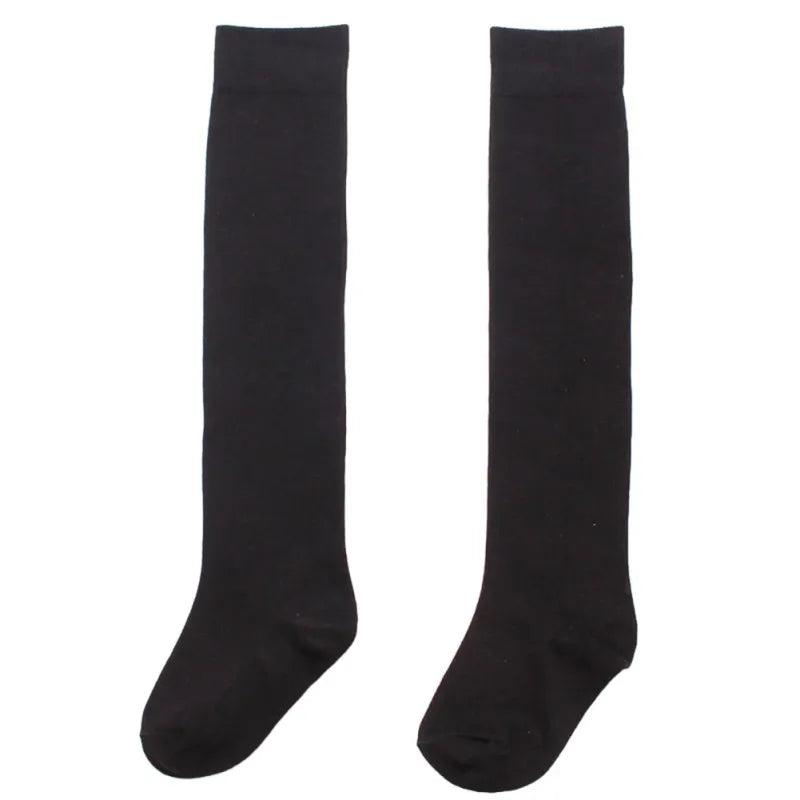 Kids Girls Knee High Socks School Uniform Socks Girls Seamless Cotton Stockings Toddler Football Socks Dress Socks