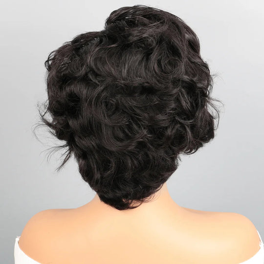 Pixie Cut Wig Human Hair Straight13X4 HD Lace Front Wigs Wear and Go Glueless Wigs Human Hair Short Curly Natural Wigs for Woman Beauty hair & fashionfj
