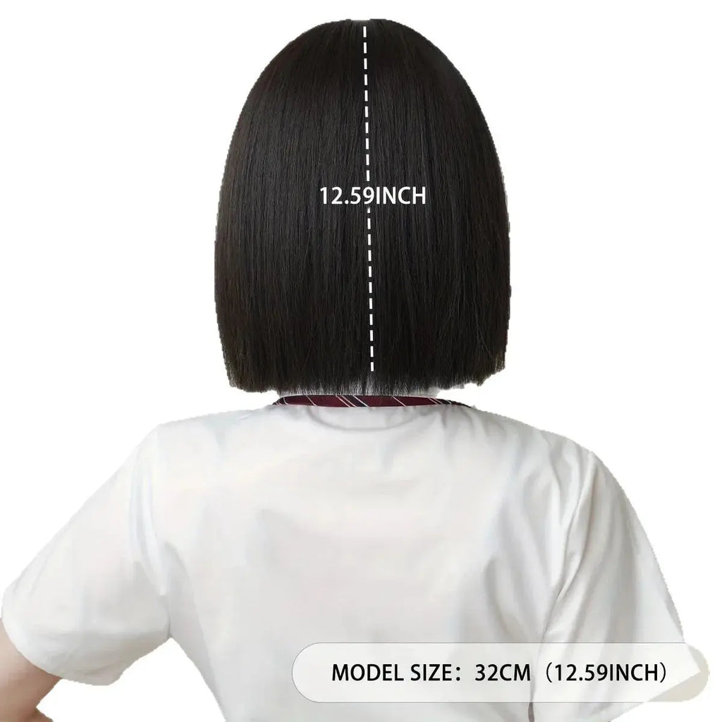 New synthetic wig female short hair refreshing personality high temperature silk holiday party daily complete full head cover Beauty hair & fashionfj