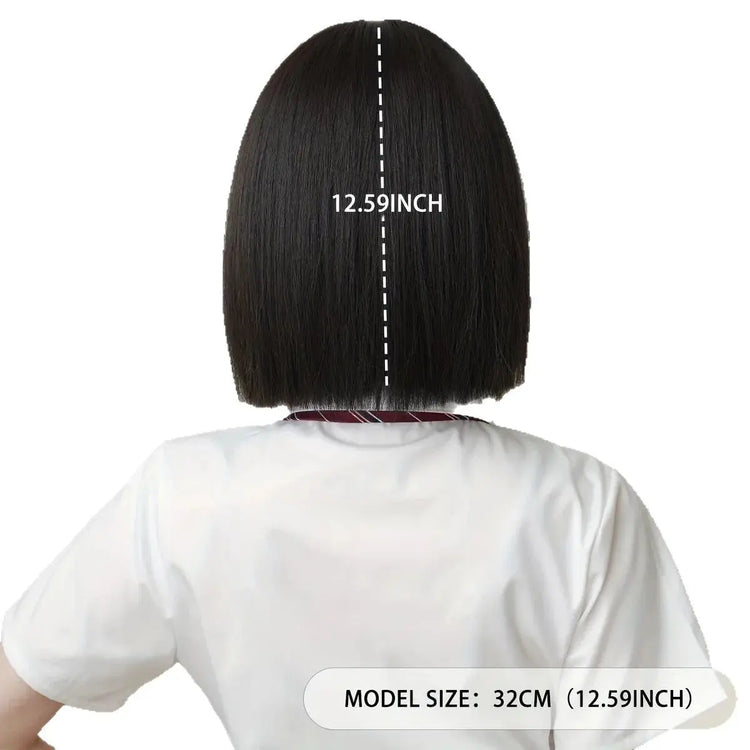 New synthetic wig female short hair refreshing personality high temperature silk holiday party daily complete full head cover Beauty hair & fashionfj