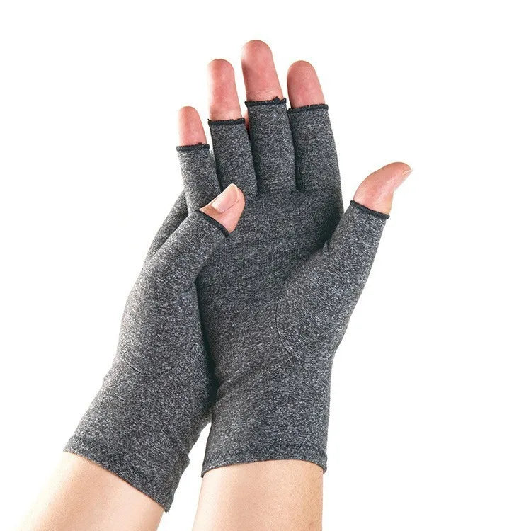 Women's winter gloves, thickened men's outdoor cycling gloves, connected finger gloves, half finger gloves, cotton new style
