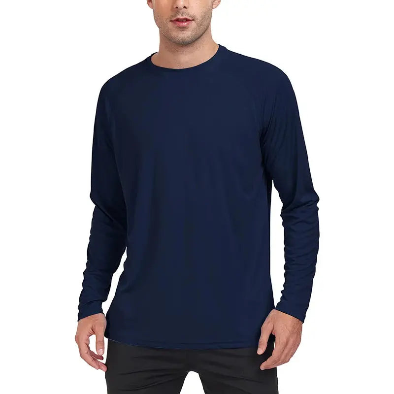 Men's Sun Protection shirts Summer UPF 50+ Long Sleeve Quick Dry Men Shirts Breathable Hiking Fish Performance Tops UV-Proof Beauty hair & fashionfj