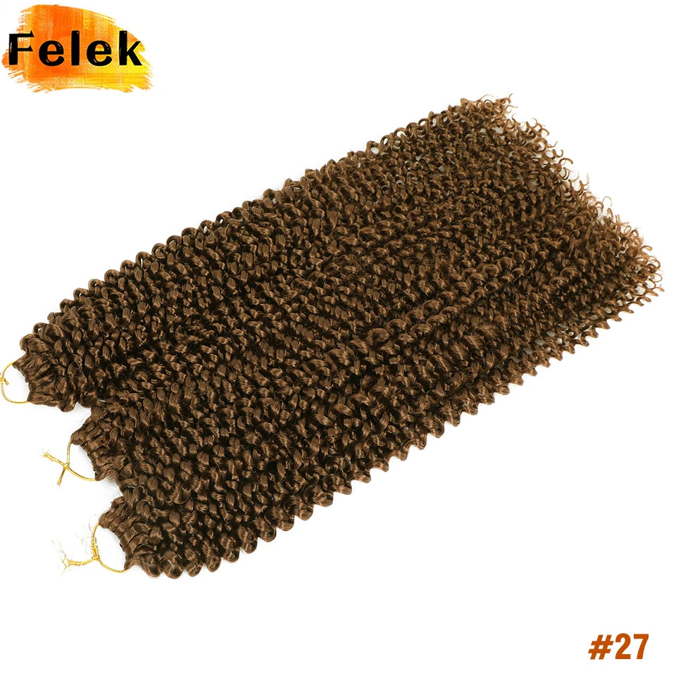 22 Inch Crochet Hair Water Wave Boho Braids Passion Twist Crochet Braid Hair Extensions Bohemian Braiding Hair For Black Women