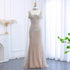 Sharon Said Luxury Tassel Silver Nude Mermaid Evening Dress with Cape Chocker Dubai Women Formal Party Gowns SS158 Customized Beauty hair & fashionfj