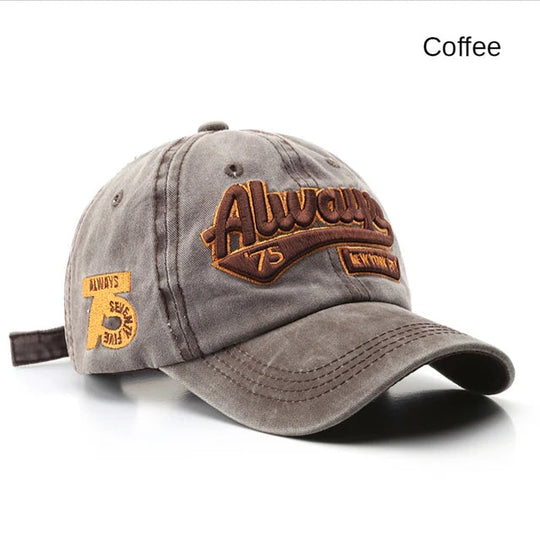 2022 Summer Women Men Baseball Cap Fashion Letter Embroidery Snapback Hat Vintage Washed Cotton Unisex Hip Hop Sun Hat Casquette Beauty hair & fashionfj