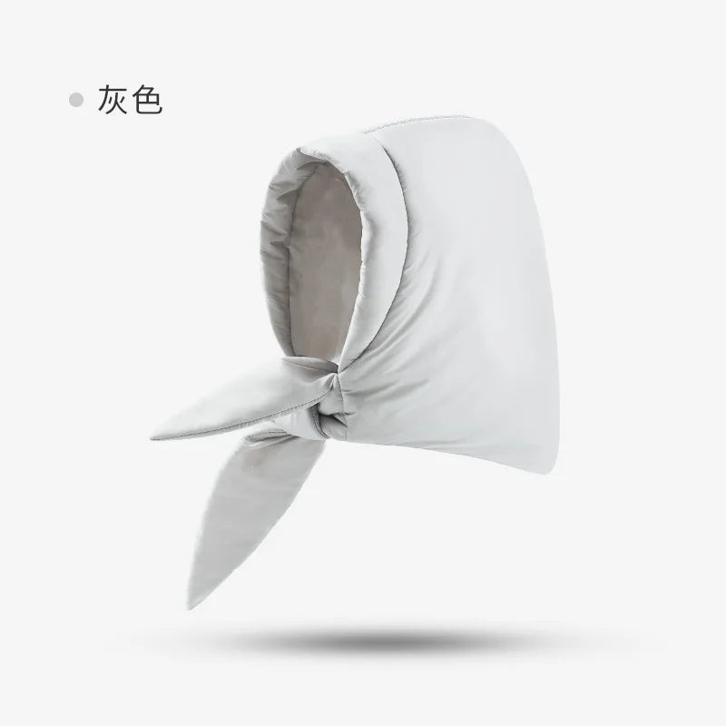 New Winter Warm Down Hat women's Outdoor Windproof Cold Padded Thickened Head Wrap Cap Waterproof  Gorro Invierno Hot