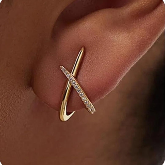 Gold Earrings for Women Trendy, 14K Gold Plated Dainty Simple Minimalist Hypoallergenic Stud Earring for Teen Gifts Jewerlry