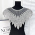 Sparkling Sequin Bead Feather Patches for Wedding Dress DIY - Tulle Fabric Applique Waistbands Shoulder Decor Skirts Accessories Beauty hair & fashionfj
