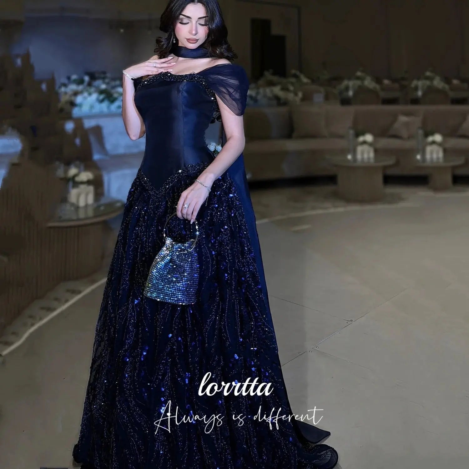 Lorrtta Customized Special Occasion Dress Evening Luxury Dress 2025 Sharon Happy Evening Dresses prom dresses فساتين سهرة Beauty hair & fashionfj
