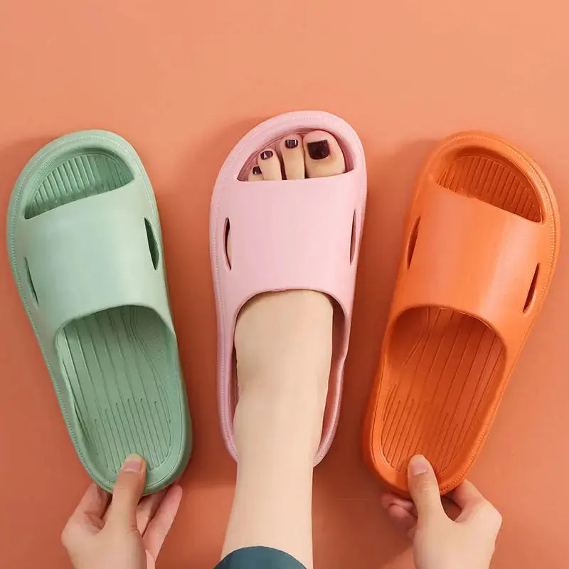 Non Slip Slides Lightweight Open Toe Quick Dry Slippers For Indoor Outdoor Bathroom Beach Summer Indoor Outdoor Eva Slippers Beauty hair & fashionfj