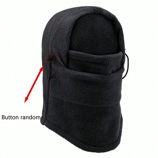 Autumn and winter warm face mask, head cover, riding windproof hat, thickened warm fleece head cover