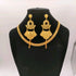 Ethiopia Gold Plated Necklace Chain for Women New Design Bold Earrings 18k Gold Color Lady Elegant Evening Party Jewelry Gift Beauty hair & fashionfj