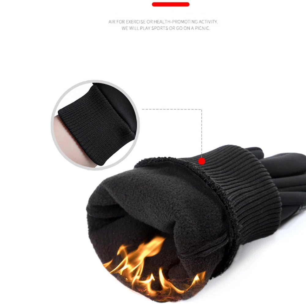 Thermal Gloves for Men & Women for Touchscreen Use,Featuring a Non-Slip Grip,Windproof Properties,Warmth for Cycling & Hiking.