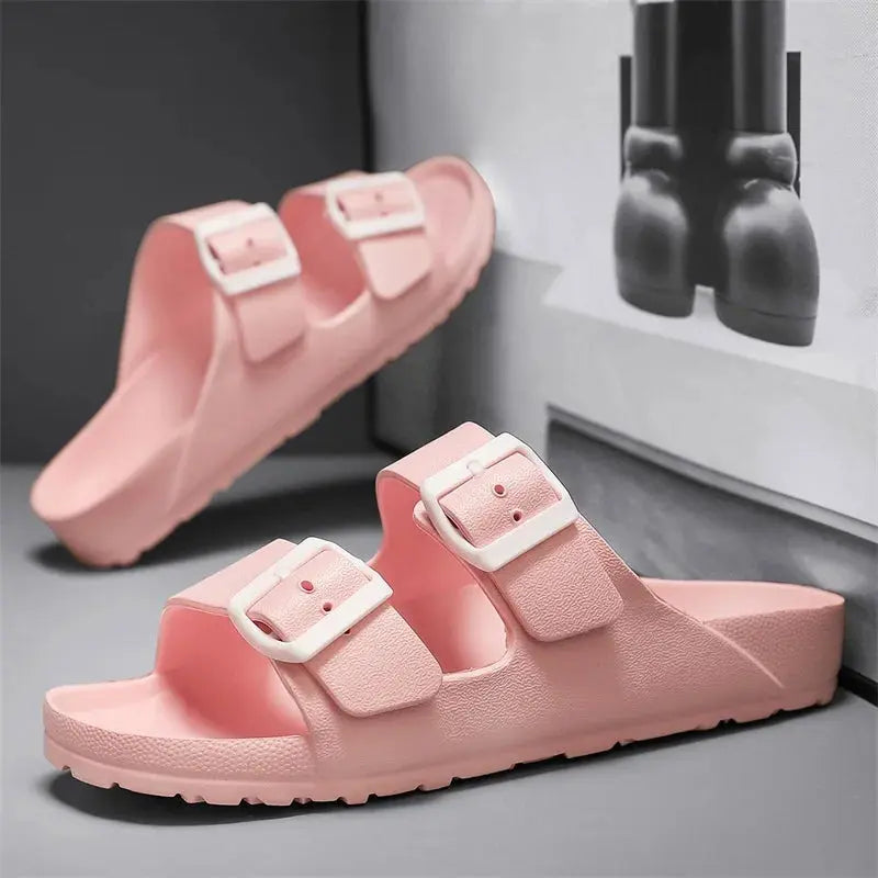 Slippers for Men and Women, Waterproof, Non-Slip, Thick-Soled, Wear-Resistant, Soft-Soled, Comfortable, Casual Sandals Beauty hair & fashionfj