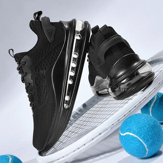 Mens Sneakers Casual Sports Shoes for Men 2025 New Design Air Cushion Running Shoes Breathable Knit Sneakers for Men Trainers