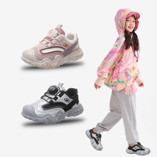 Kids Hiking Sneakers for Boys Girls 2025 Autumn New Toddler Running Shoes Lightweight Breathable School Sports Shoes 4-6years