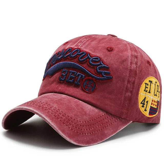 2022 Summer Women Men Baseball Cap Fashion Letter Embroidery Snapback Hat Vintage Washed Cotton Unisex Hip Hop Sun Hat Casquette Beauty hair & fashionfj