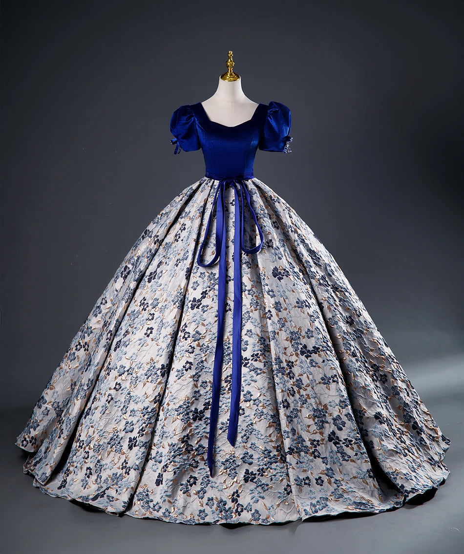 Customized Ball Gown Evening Dresses Puff Sleeves Prom Birthday Party Gowns Formal Occasion Vestido De Noche Beauty hair & fashionfj