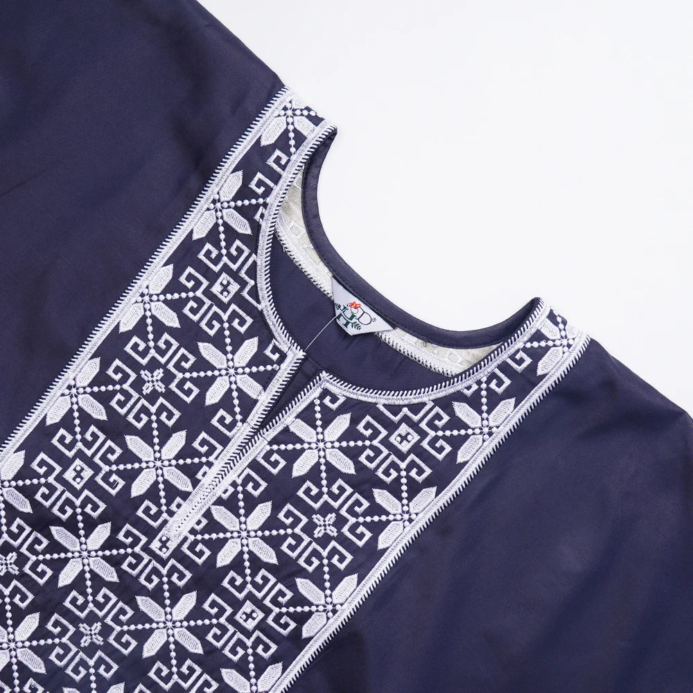 H&D African Suit For Men Robe Shirt Pants Set Long Sleeve Tops Embroidery Agbada Clothes Blue Africain Homme Traditional Robes Beauty hair & fashionfj