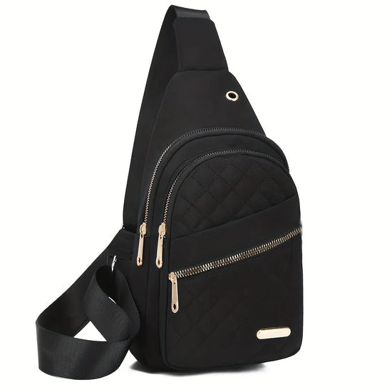 Lightweight & Comfortable Quilted Crossbody Chest Bag, Perfect for Daily Use, Casual Outings & Travel Women Sling Shoulder Purse