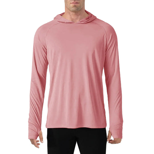 TACVASEN Sun Protection T-Shirts Mens Long Sleeve Hoodie Casual UV-Proof T-Shirts Breathable Lightweight Quick Dry T shirts Male Beauty hair & fashionfj