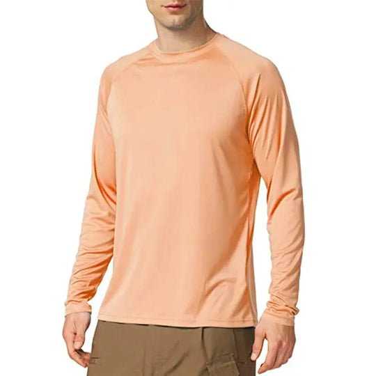 Men's Sun Protection shirts Summer UPF 50+ Long Sleeve Quick Dry Men Shirts Breathable Hiking Fish Performance Tops UV-Proof Beauty hair & fashionfj