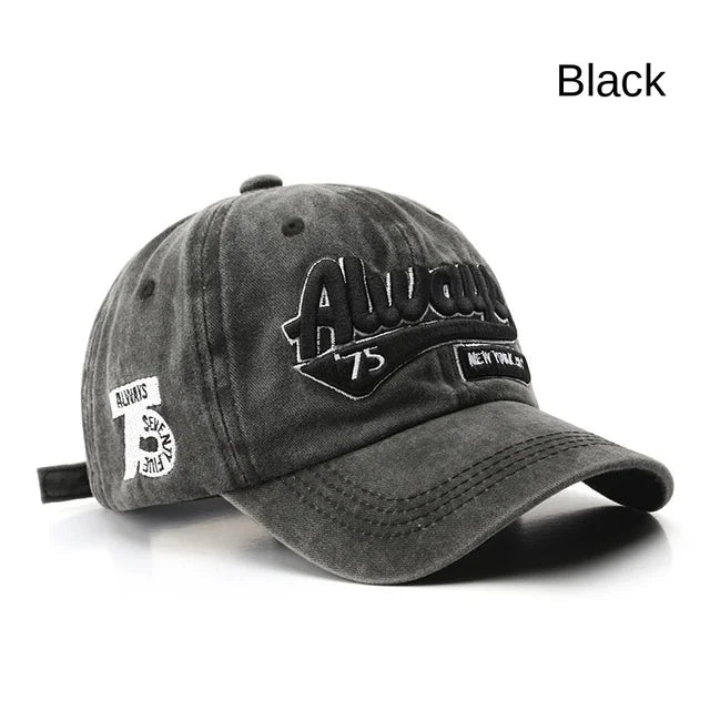 2022 Summer Women Men Baseball Cap Fashion Letter Embroidery Snapback Hat Vintage Washed Cotton Unisex Hip Hop Sun Hat Casquette Beauty hair & fashionfj