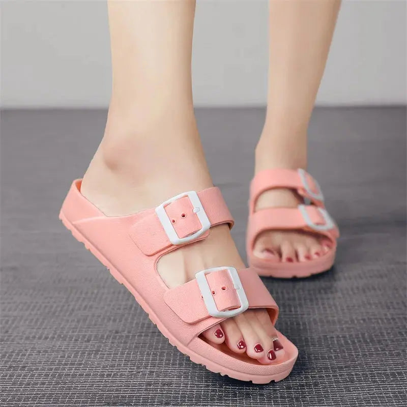 Slippers for Men and Women, Waterproof, Non-Slip, Thick-Soled, Wear-Resistant, Soft-Soled, Comfortable, Casual Sandals Beauty hair & fashionfj