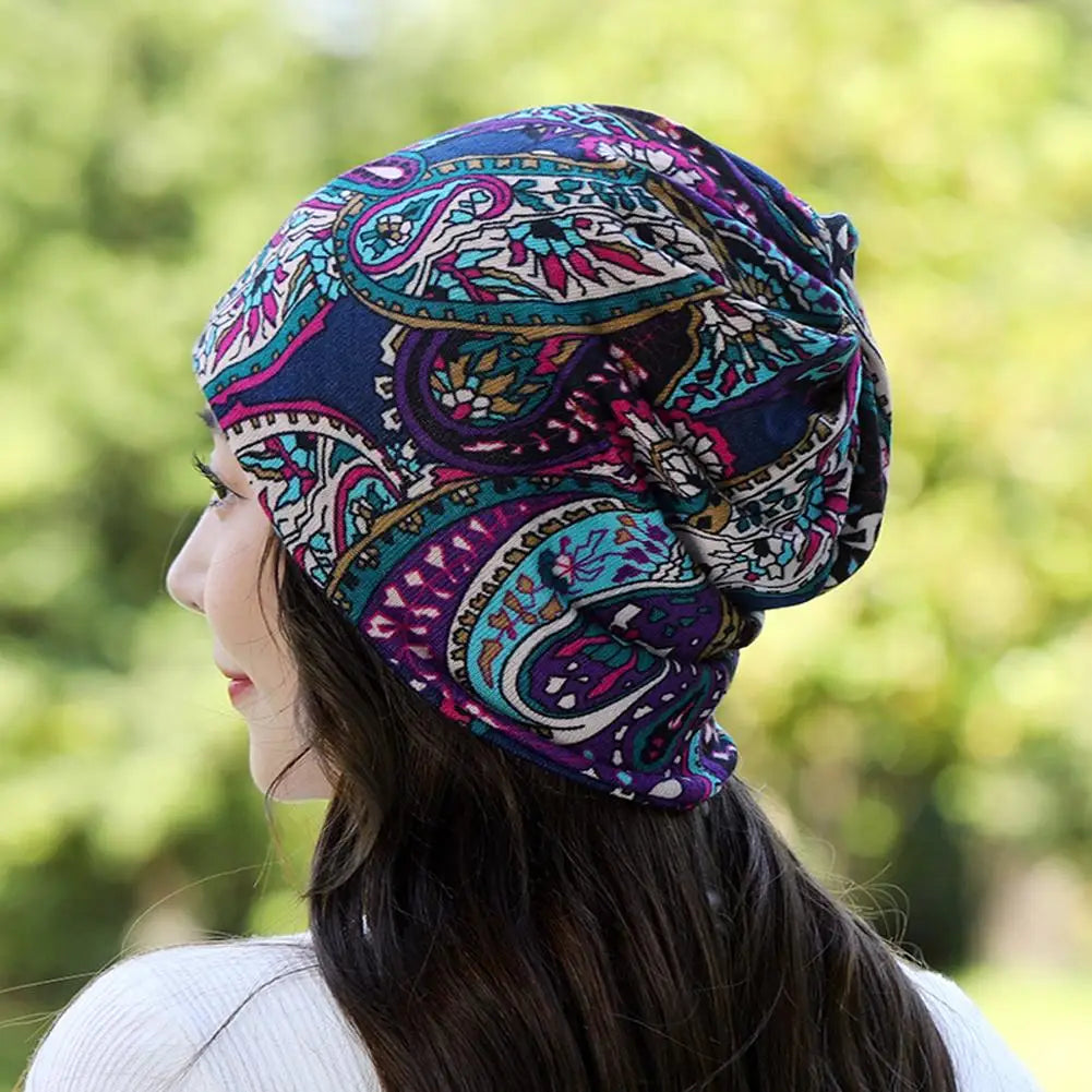 Winter Women Hat Warm Beanie Hats Cap Turban Tube Bandana Headband Outdoor Head Face Scarf Neck Warmer Collar Headwear Kerchief