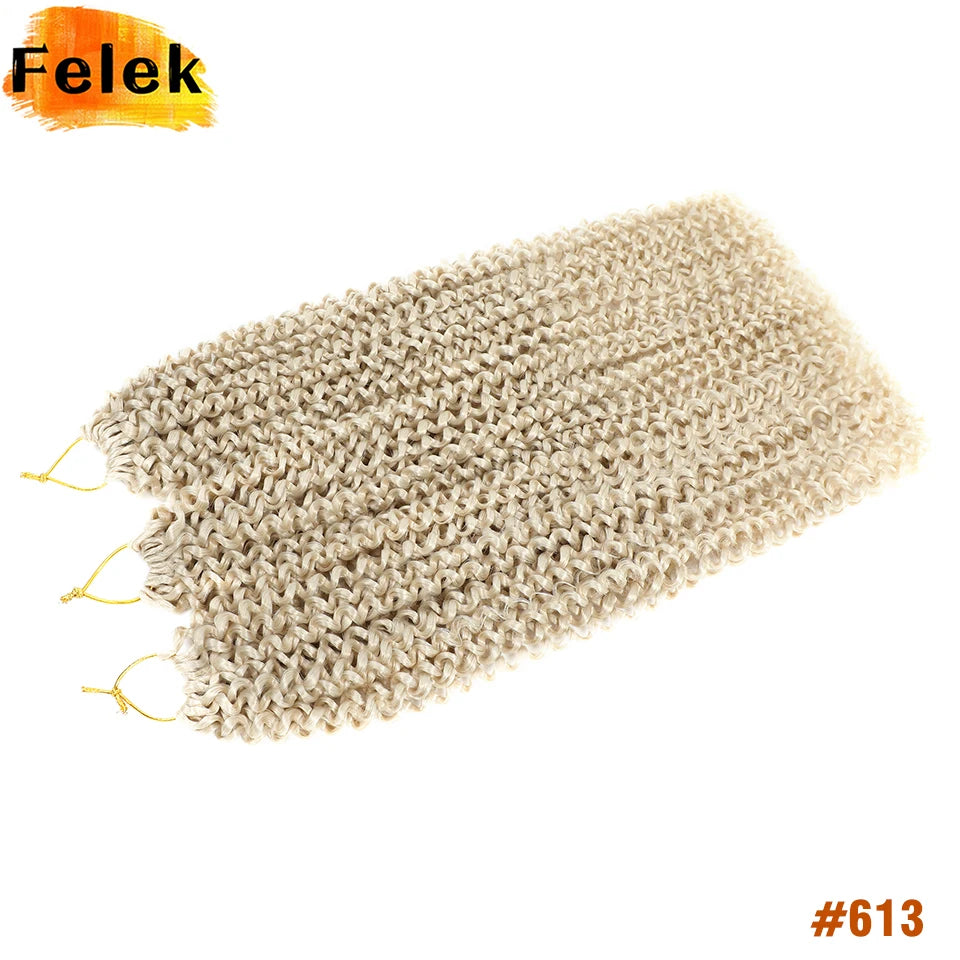 22 Inch Crochet Hair Water Wave Boho Braids Passion Twist Crochet Braid Hair Extensions Bohemian Braiding Hair For Black Women