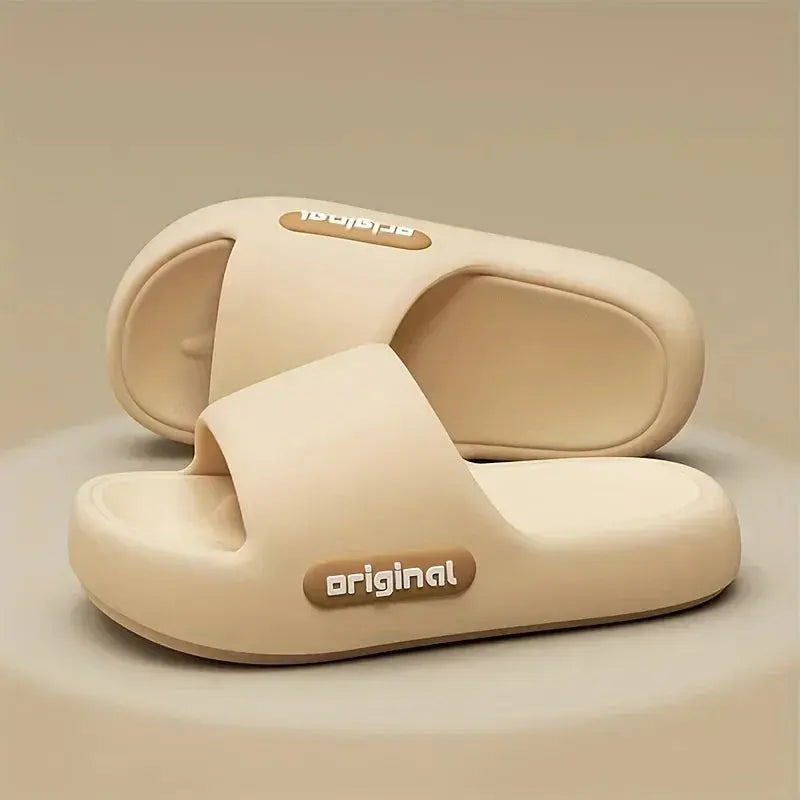 Women's Soft Slippers Thick-Soled Anti-Slip Indoor Outdoor Home Bathroom Relaxing Comfortable Cushioned Sandals，slippers woman Beauty hair & fashionfj