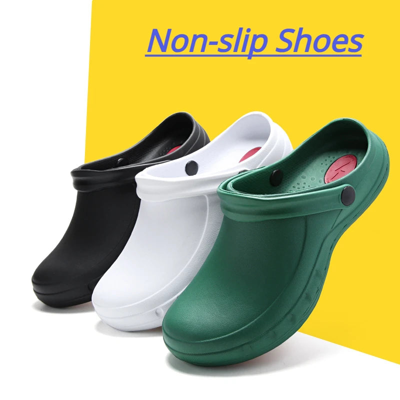 Chef Shoes Lightweight and Slip-resistant EVA  Sandles for Doctors Nurses in Hospitals and Labs