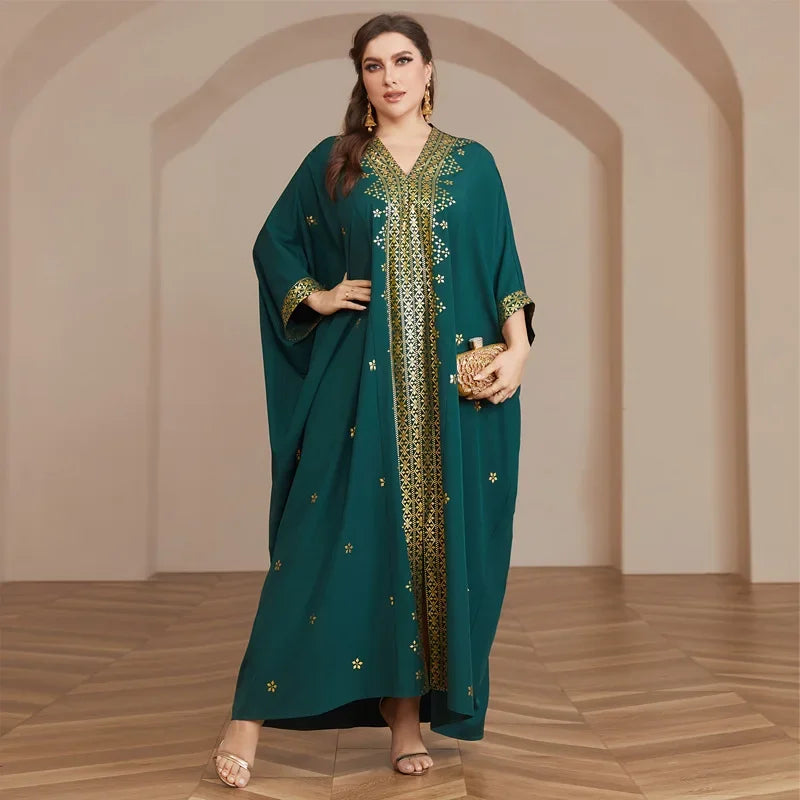 Jalabiya for Women Party Dresses Print Eid Muslim Ramadan Morocco Dubai Abayas Kaftan Islam Vestidos Arab Modest Long Robe Beauty hair & fashionfj