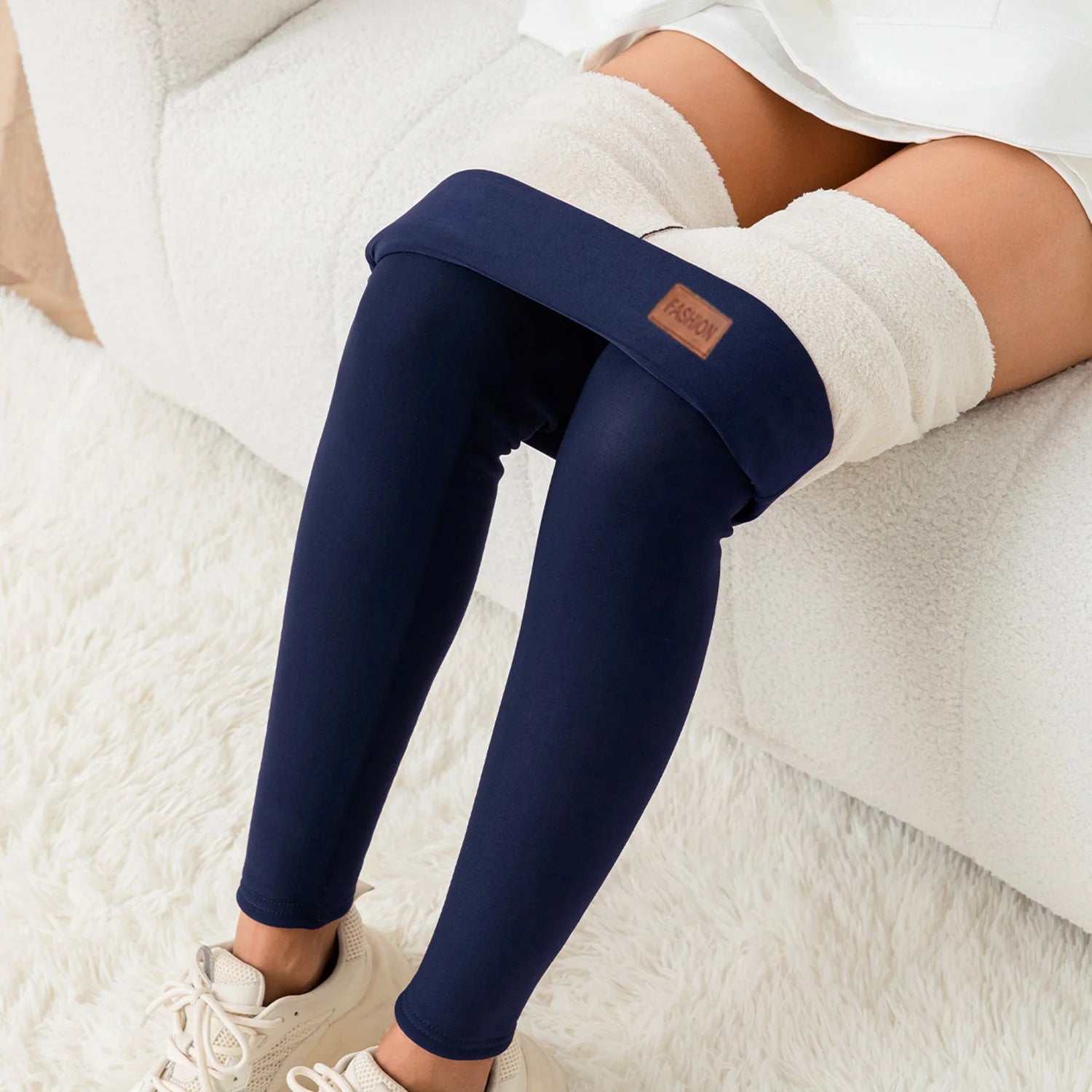 Winter Warm Leggings for Women Comfortable Thermal Soft Pants High Waist Solid Thick Velvet Leggings