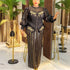 Elegant African Dresses for Woman 2025 New Sequined Diamond Plus Size Luxury Evening Party Dashiki Ankara Outfits Robes Clothes Beauty hair & fashionfj
