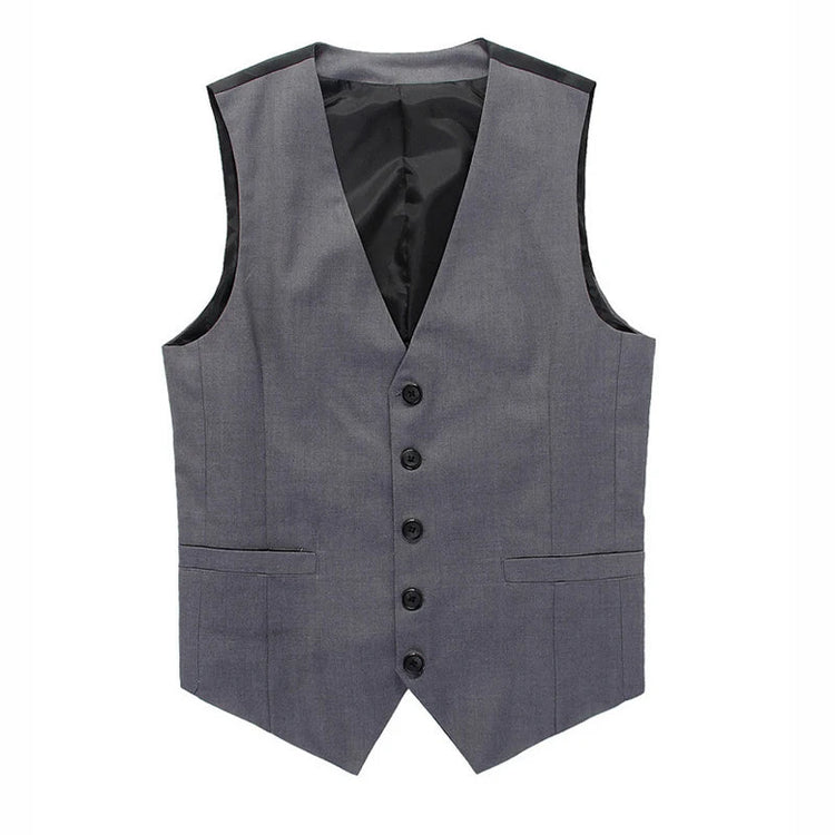 Fashion Single Breasted Suit Vests for Men Grey Black High-end Male Waistcoat Slim Fit Formal Business Casual Vest Plus Size 7XL Beauty hair & fashionfj