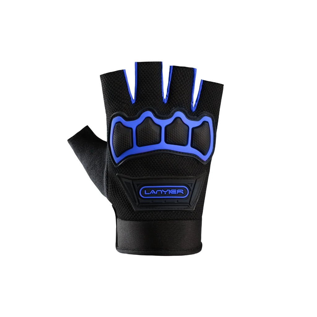 Women's winter gloves, thickened men's outdoor cycling gloves, connected finger gloves, half finger gloves, cotton new style