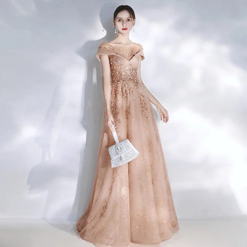 Women Evening Gowns New Engagement Toast Host Bridesmaid Performances Celebrity Fantasy Annual Meeting Gowns Dresses for Female Beauty hair & fashionfj