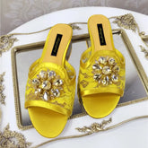Sparkling Rhinestone Sandals – Glam Up Every Step in Style Beauty hair & fashionfj